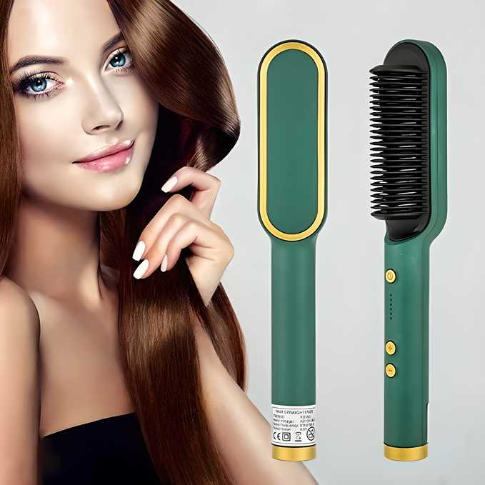 Professional Wireless Electric Hair Straightener Comb Brush