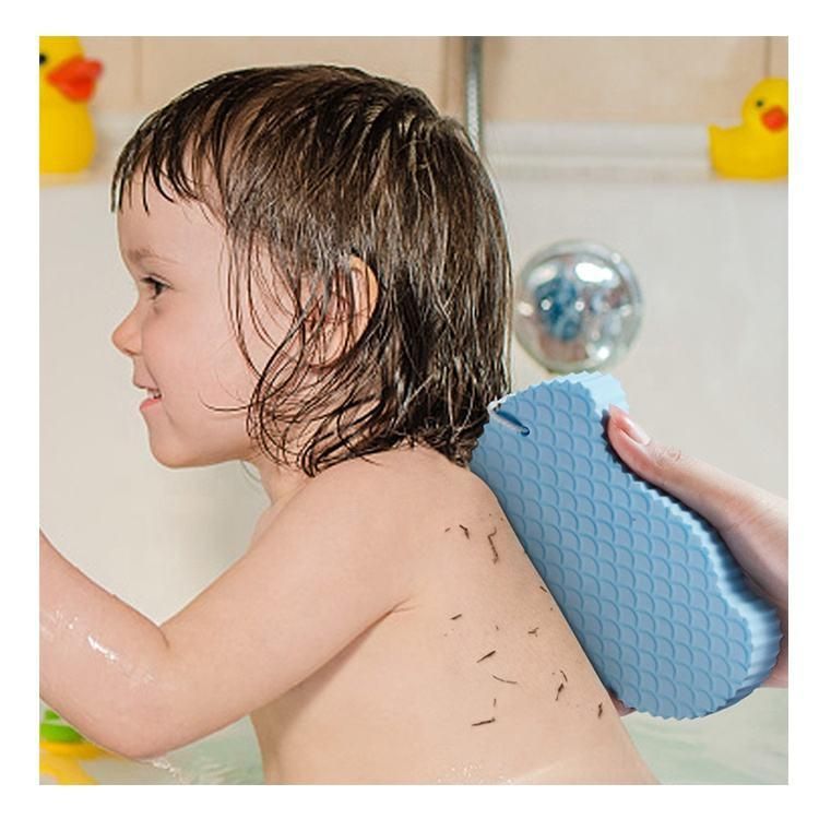 Kids Magic Bath Sponge Exfoliating Brush for Gentle Dead Skin Removal - Baby Body Scrubber & Massage Cleaning Tool  (Pack of 4)