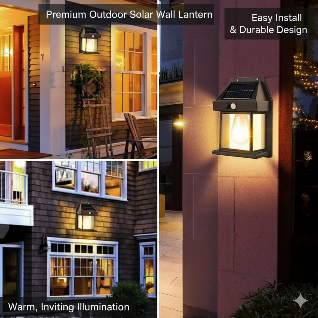 Solar Light Outdoor Wall Light