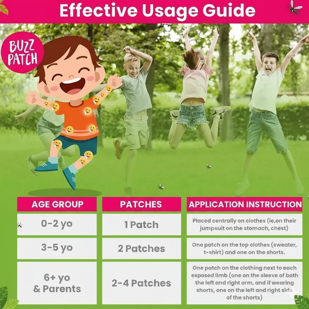 Mosquito Repellent Patches Pack of 24