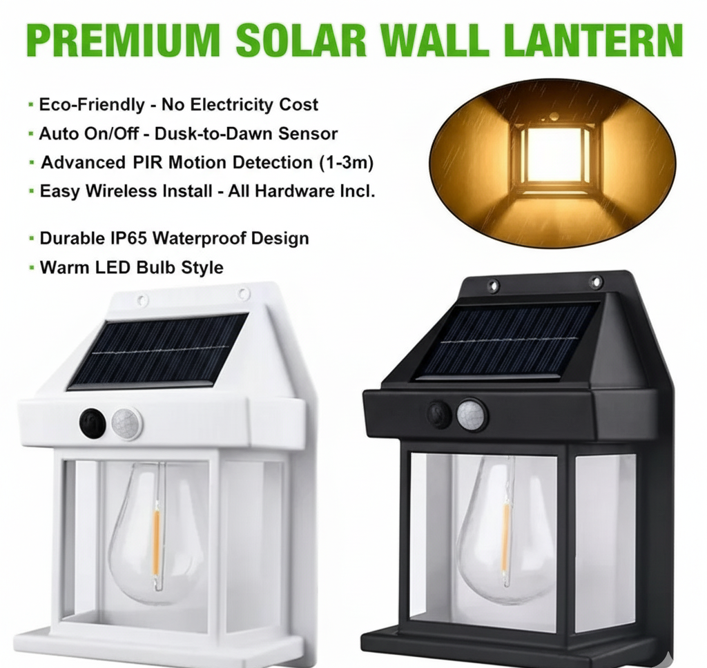 Solar Light Outdoor Wall Light