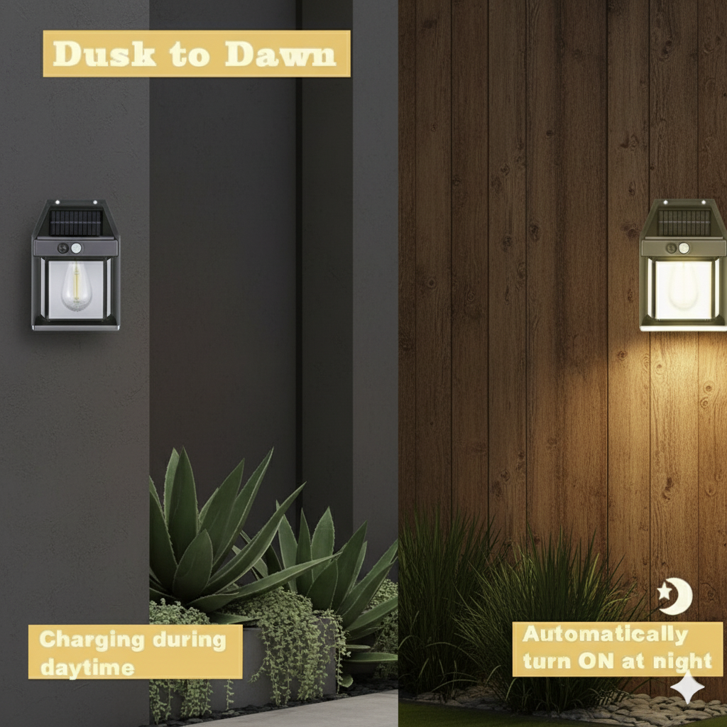 Solar Light Outdoor Wall Light