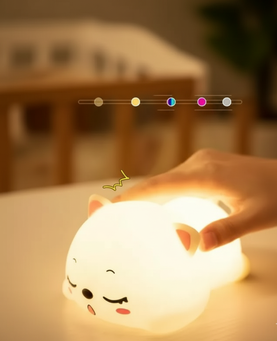 Snoring Cat Night Light Night Lamp