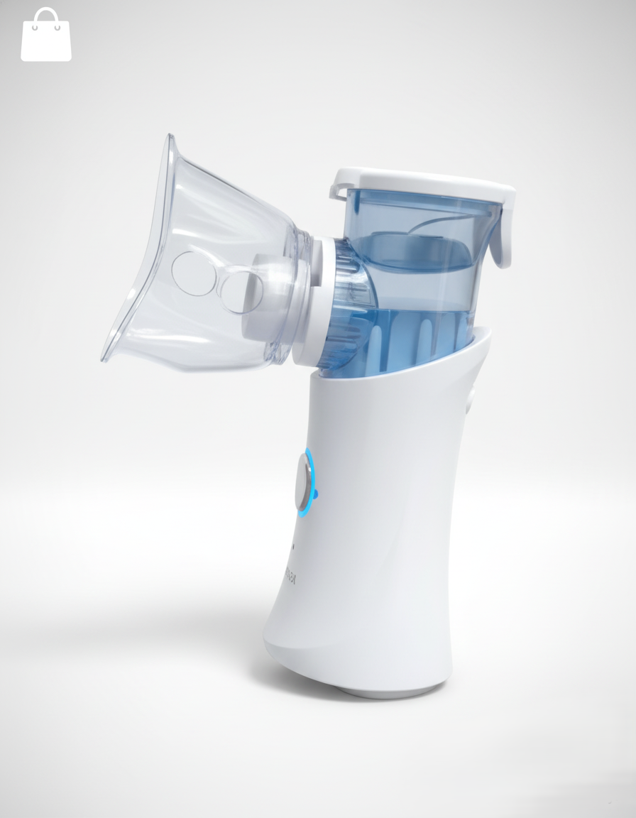 Portable Mesh Nebulizer -operate on batteries or are USB rechargeable