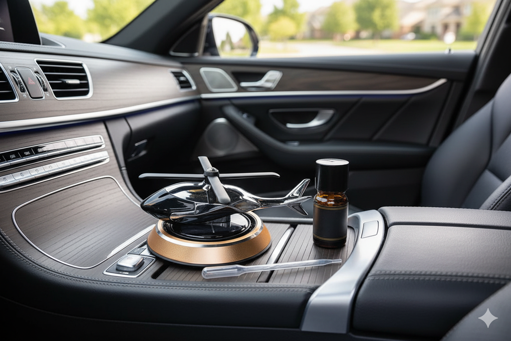 Solar Car Helicopter - Air freshener