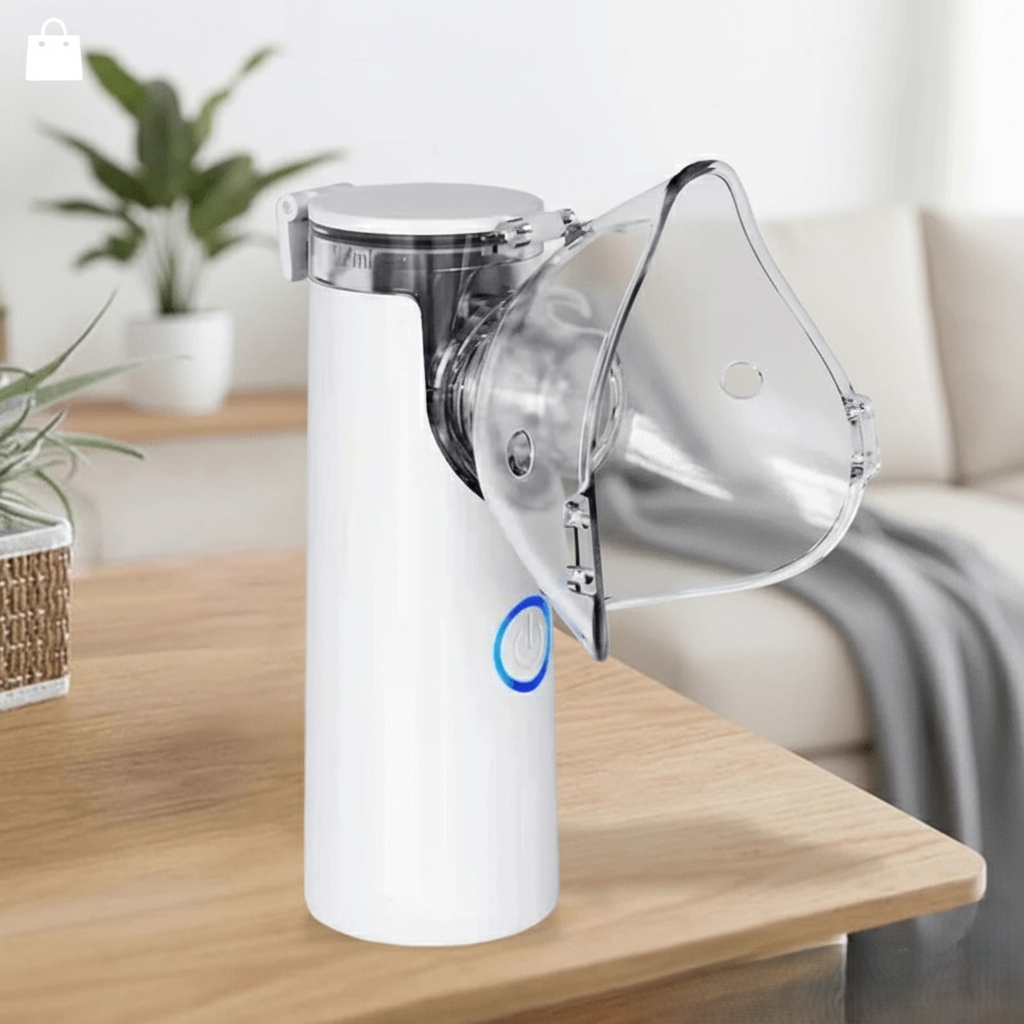 Portable Mesh Nebulizer -operate on batteries or are USB rechargeable