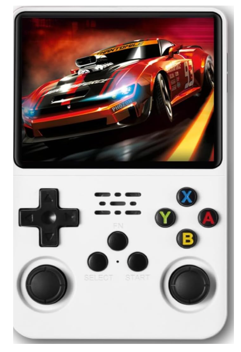 R36S Retro Handheld Game Console With 64G 3.5 Inch IPS Screen Built-In 20000+ Classic Games Open Source Linux System Portable Pocket Video Player With 3200Mah Batter