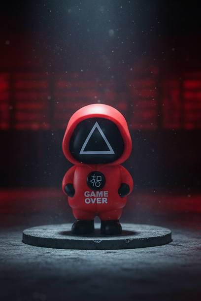 Squid Game Face Changing Figurine
