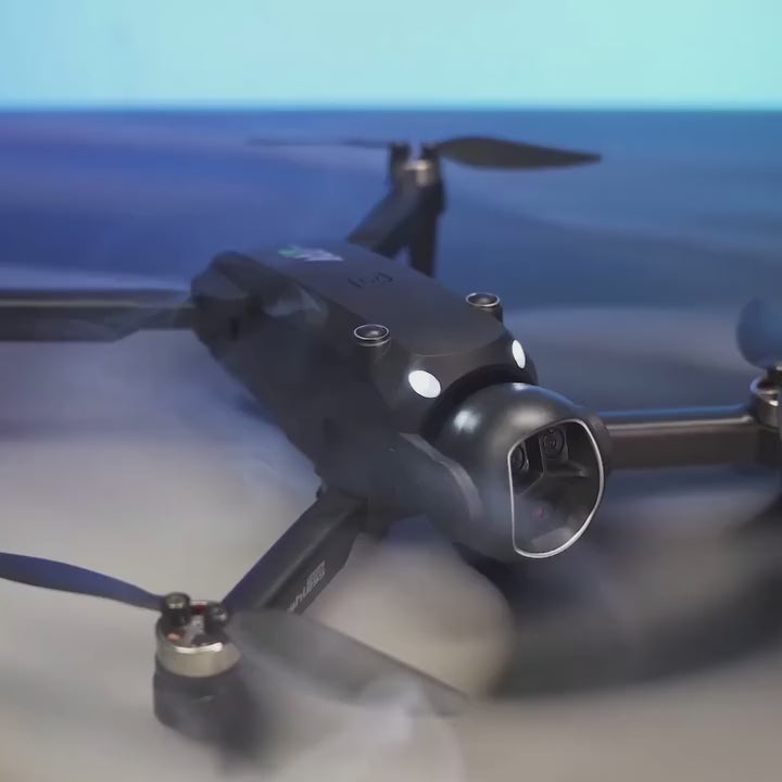 M7 Drone - Optical flow Duel Cammera Foldable Brushless FPV Drone with 4.3 inch Screen